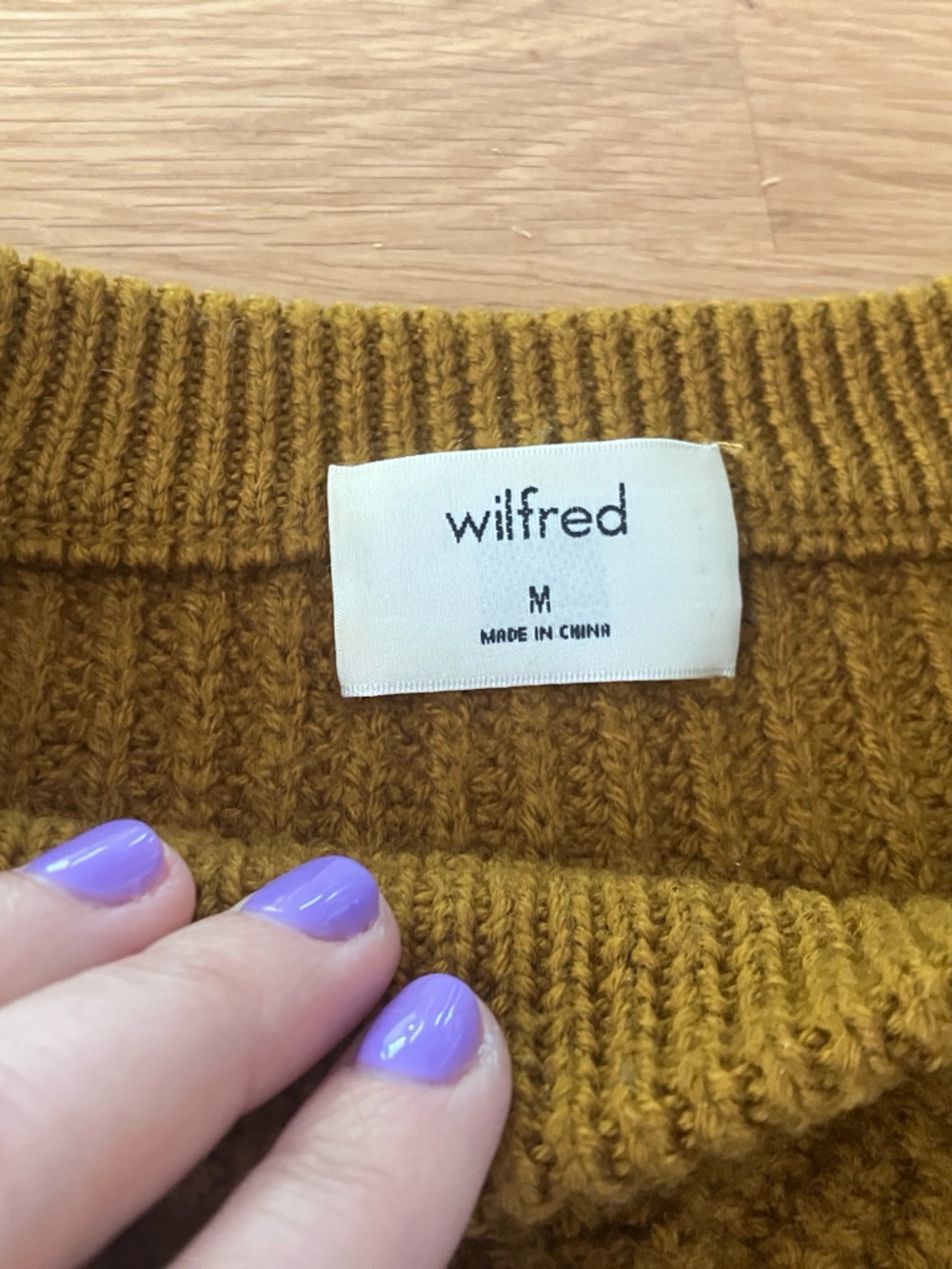 Wilfred Ribbed Crewneck Sweater - Picture 2 of 5